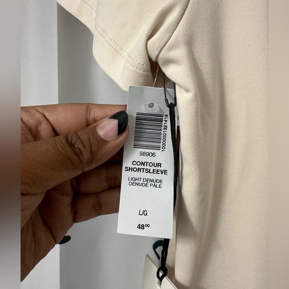 BNWT Babaton Contour Square Neck Short Sleeve - Picture 2 of 3